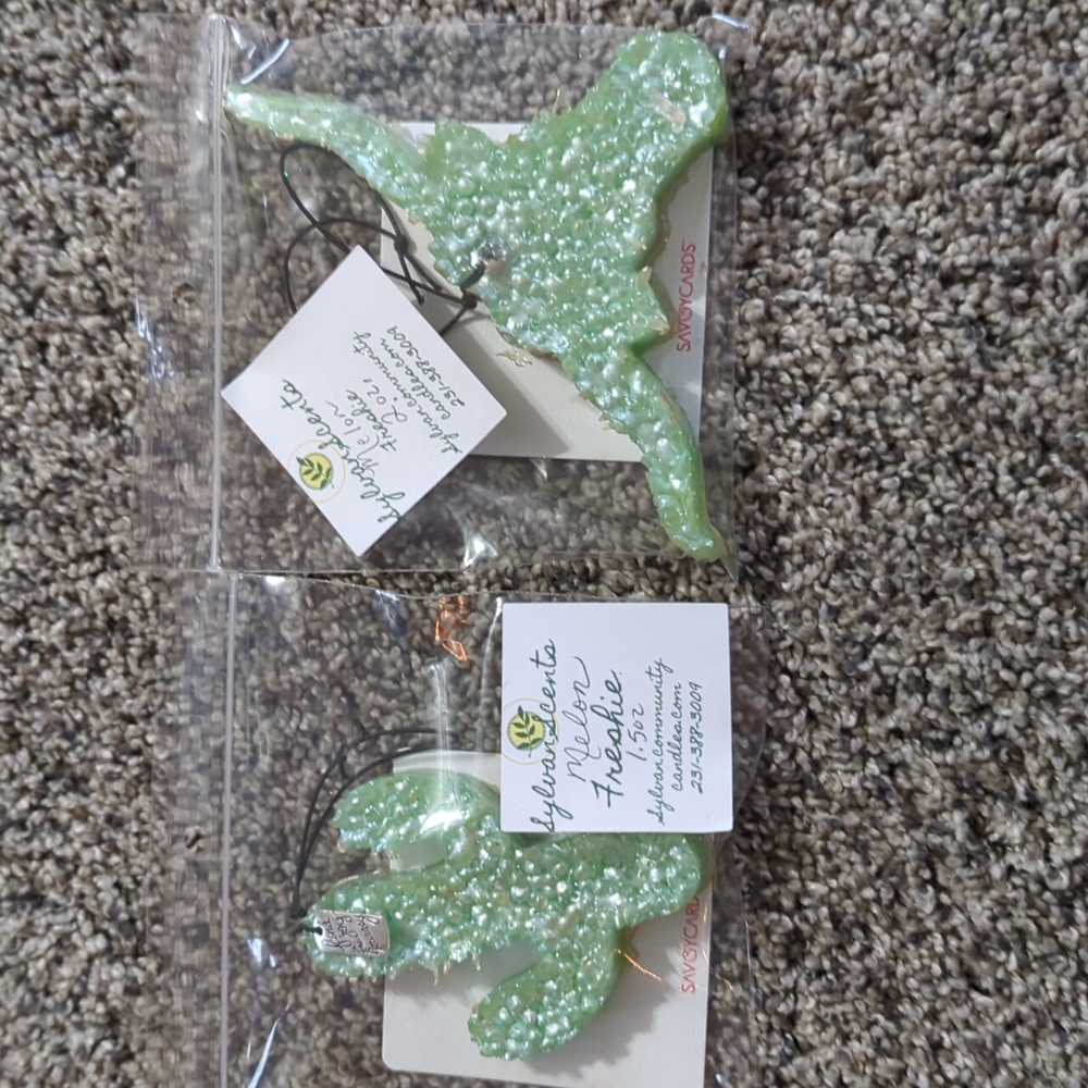 Melon fragranced bull and cactus air fresheners